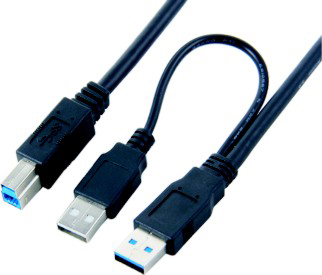 USB 3.0数据线Y型